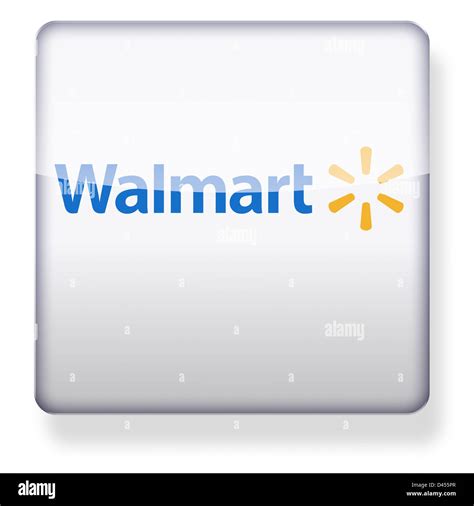 Walmart logo as an app icon. Clipping path included Stock Photo - Alamy