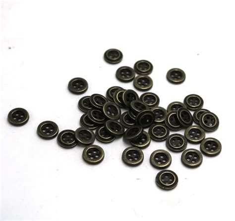 Aliexpress.com : Buy 2019 Zinc metal alloy Sewing Button 50pcs Metal ...