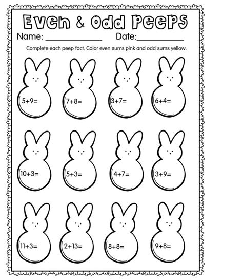 Even Odd Worksheets Printable | 101 Activity