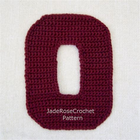 NEW CROCHET PATTERN FOR APPLIQUE LETTERS - Crochet