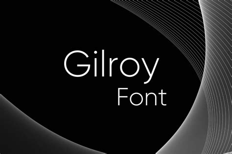 Gilroy Font Free Download