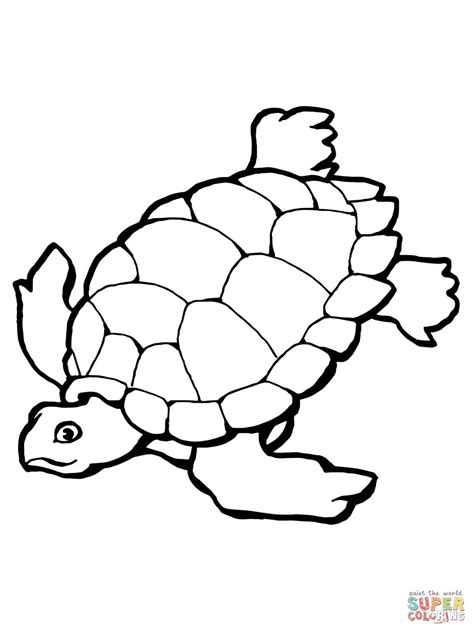 Swimming Sea Turtle coloring page | Free Printable Coloring Pages | Turtle coloring pages ...