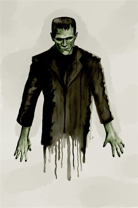 Frankenstein's Monster Digital Art by Gary Cadima - Fine Art America