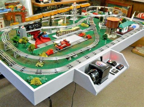 Lionel Postwar Custom 4 X 8 Layout All Original Inspired by D-191 Dealer Display #trains | Model ...