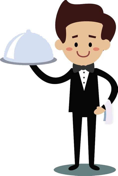 Download Female Waiter Png Free Download - Waiter Clipart Png ...