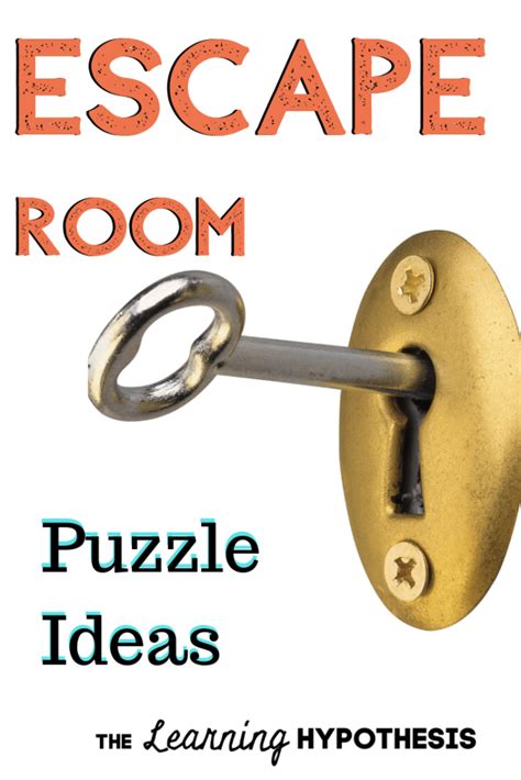 Escape Room Puzzle Ideas for your Escape Room for Kids.