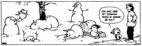 Email Forwards Fun!: Calvin and Hobbes - Snowman Cartoons