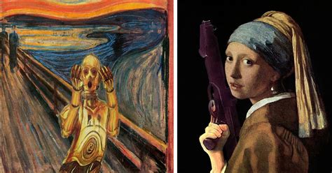 20 Famous Paintings Reimagined With Star Wars Elements | Paintings ...