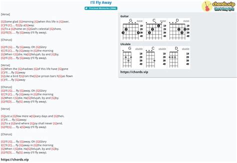 Chord: I'll Fly Away - tab, song lyric, sheet, guitar, ukulele | chords.vip