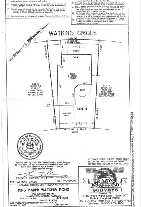 Plat Map Of My Property - Vikki Jerrilee