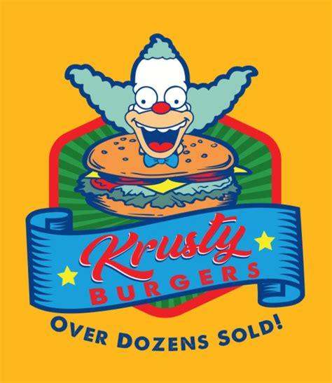 Krusty Burgers, The Simpsons | Simpsons art, Simpsons drawings, Krusty ...