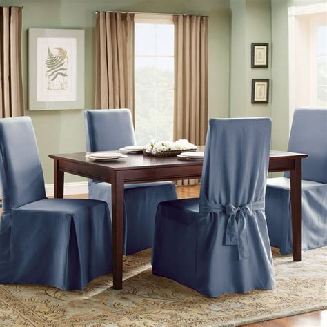 Sure Fit Cotton Duck Dining Chair Slipcover - Walmart.com - Walmart.com