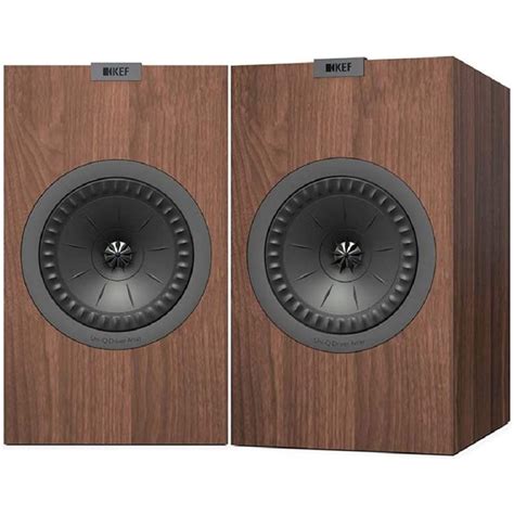 KEF Q150 Bookshelf Speakers - Walnut (FREE GRILLS)