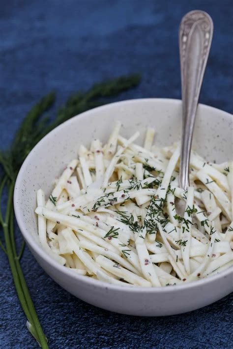 Celeriac Remoulade with Dill | Vanilla Bean Cuisine recipes | Recipe in 2021 | Cuisine recipes ...