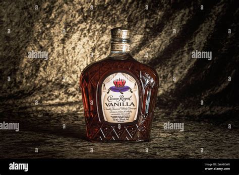 Crown Royal Bottle Stock Photo - Alamy