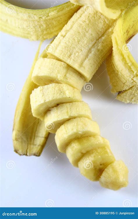 Sliced Banana stock image. Image of vitamin, pottasium - 30885195