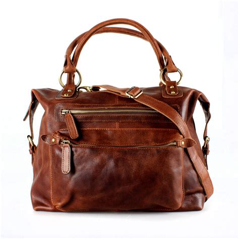 Brown Leather Bag Purse