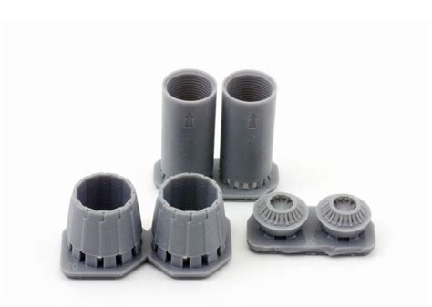 F414 engine nozzles 2 (maximum thrust) for Meng kits Orange Hobby -A48 ...