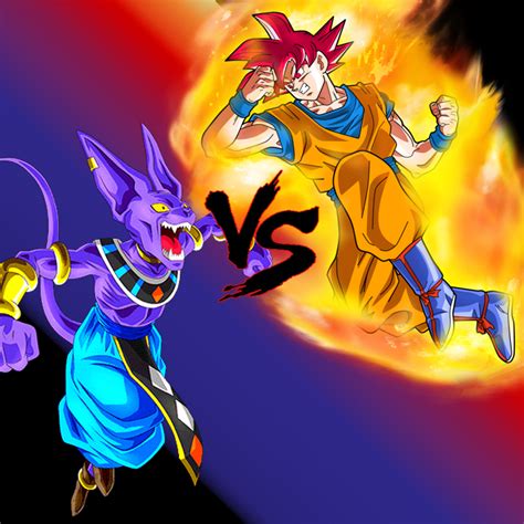 Wallpaper DBS-Fight Goku vs Beerus by MajinArtBook on DeviantArt