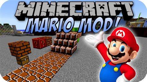 Minecraft MARIO MOD - YouTube