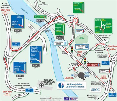 Finding Us | Golden Jubilee Conference Hotel Glasgow