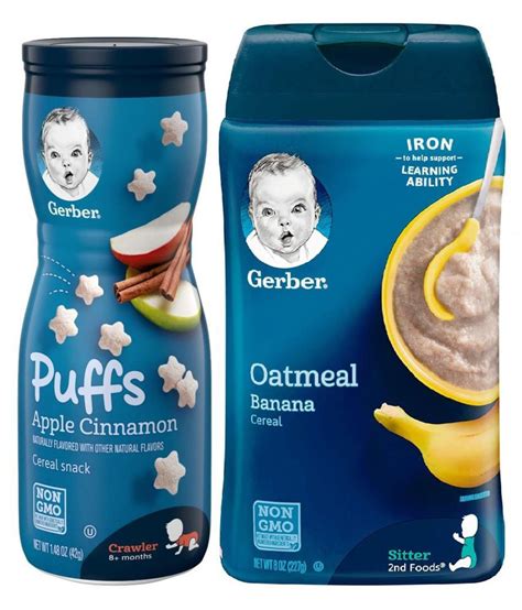 Gerber Oatmeal Infant Cereal for 6 Months + ( 269 gm ) Pack of 2: Buy Gerber Oatmeal Infant ...