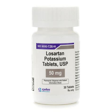 Losartan 50mg Tablets 30/Bottle | McGuff Medical Products