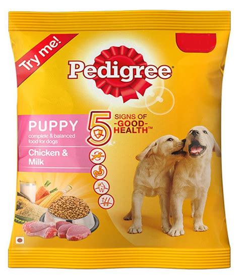 Pedigree Puppy Dry Dog Food, Chicken and Milk, 100g: Buy Pedigree Puppy Dry Dog Food, Chicken ...