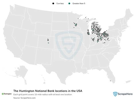 List of all The Huntington National Bank locations in the USA ...