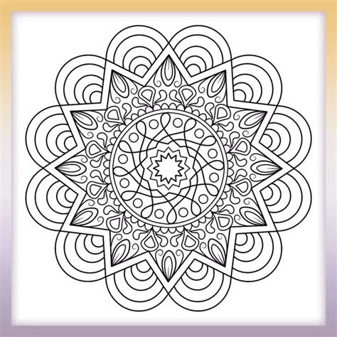 Drawing & Illustration Adult Mandala Colouring Pages Digitial Digital ...