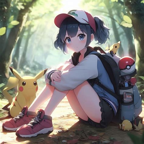 Pokémon Girl Trainer V2 - AI Generated Artwork - NightCafe Creator