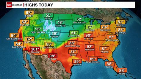 California Weather Map Today - World Of Light Map