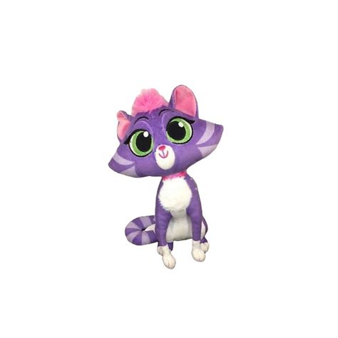 VGUC-12” Disney Store Puppy Dog Pals Hissy Plush Cat Kitty Purple