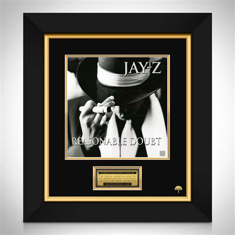 Jay-Z - Reasonable Doubt LP Cover Limited Signature Edition Custom ...