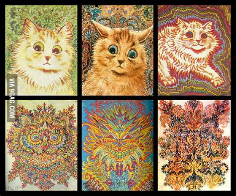 Cats drawings by Schizophrenics - 9GAG