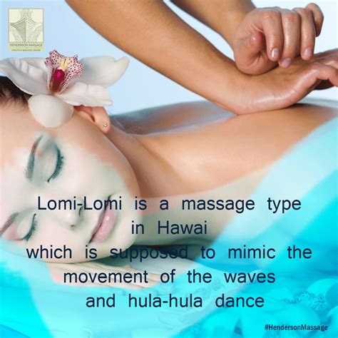 Lomi Lomi, a massage inspired by waves & dance :) #Massagefacts # ...