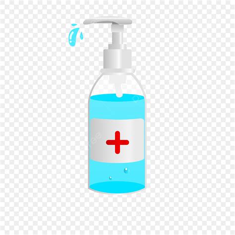 Sanitation Bottle Clipart Transparent PNG Hd, A Bottle Of Hand ...