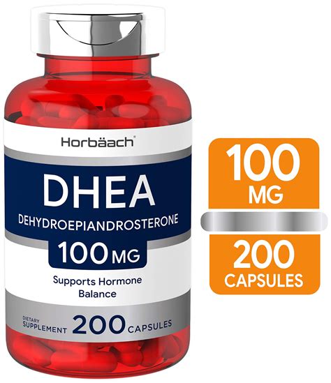 DHEA Vitamins Non-GMO Gluten Free Mental Clarity Hormone Supplement By ...