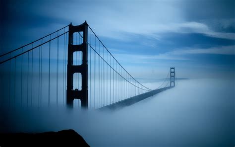 Golden Gate, California, urban, mist, bridge, Golden Gate Bridge HD wallpaper | Wallpaper Flare