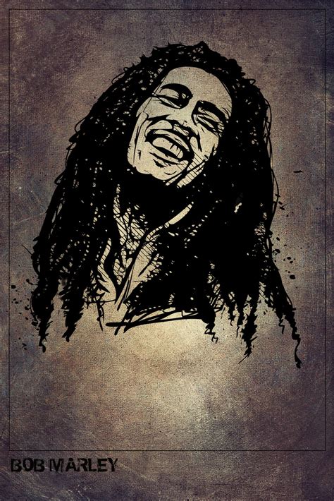 Poster Prints Wall Decor | Room Decor Digital Download HQ Artist Poster Bob Marley Poster Music ...