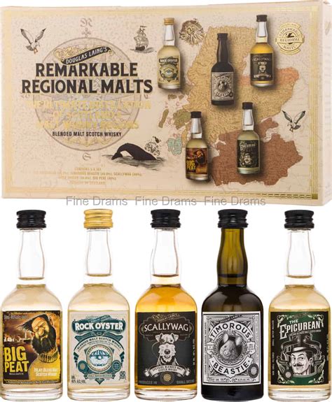 Remarkable Regional Malts Whisky Gift Set - 5 x 5 cl