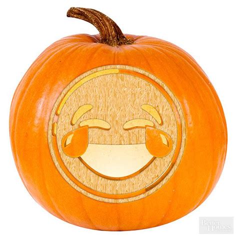 Awesome Emoji Pumpkin Stencils | Better Homes & Gardens