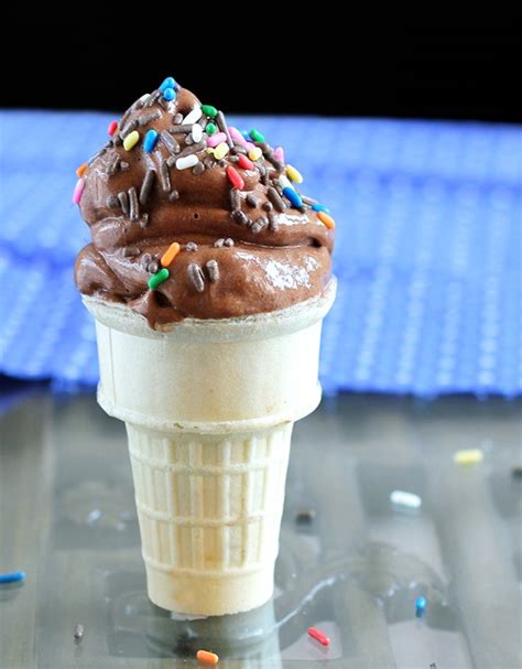 Homemade Chocolate Soft Serve