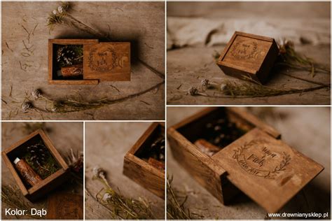 Engraved wooden box with wooden USB 16gb - Wooden.shop