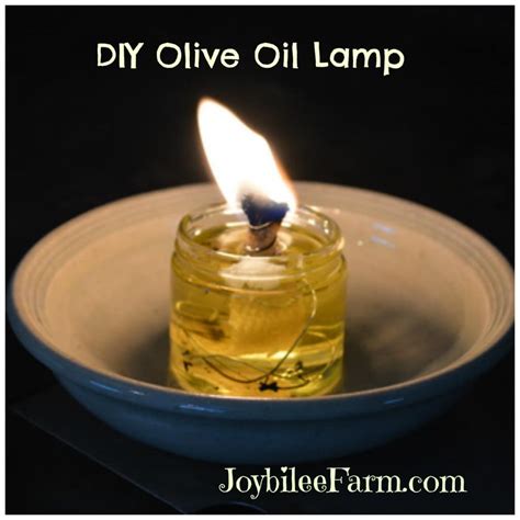 DIY Olive Oil Lamp, the lost art you need to know