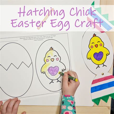 Hatching Chick Easter Egg Craft - Raising Hooks