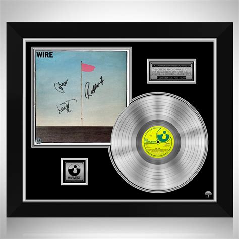 Wire - Pink Flag Platinum LP Limited Signature Edition Custom Frame ...