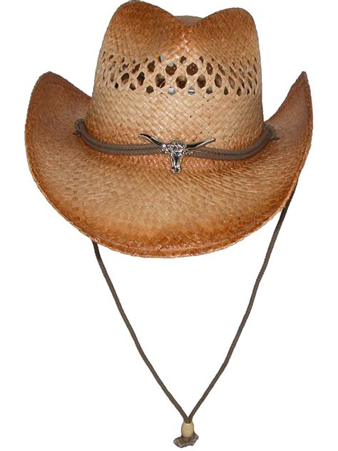 Kenny K Raffia Cowboy Hat with Longhorn Concho (Men's) | Raffia cowboy hat, Cowboy hats, Western ...