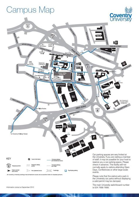 Coventry University Campus Map - Terminal Map