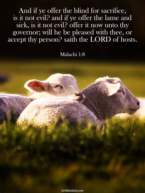 Malachi 1:8 KJV – KJV Bible Verses